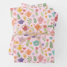 茶パーティーブライダルイースター春フローラ カラフル