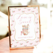 茶パーティーブライダルシャワーラブズスウィートフェイブ ポスター