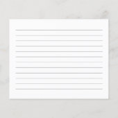 茶パーティーブライダルシャワーレシピカード (裏面)