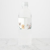 茶パーティーブライダルシャワー ペットボトルラベル (裏面)