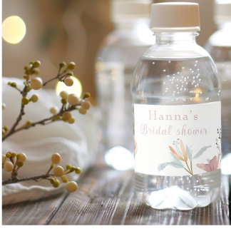 茶パーティーブライダルシャワー ペットボトルラベル