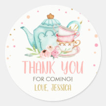 茶パーティーブルーベビーシャワー好意ブルーイングフローラCl