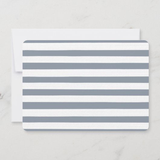 茶パーティーベビーシャワーフローラ茶ポット招待状 招待状 (裏面)