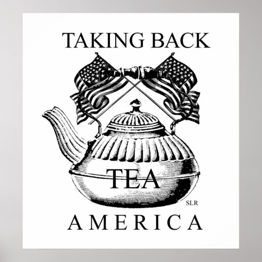 茶パーティーポスター ポスター (正面)