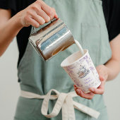 茶パーティーラベンダーガーデンフローラベビーシャワー 紙コップ