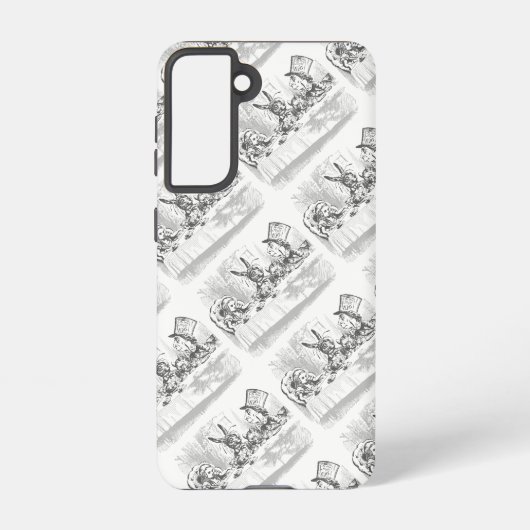 茶パーティーヴィンテージアリスinワンダーランド samsung galaxyケース (裏面)