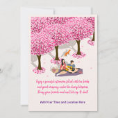 茶パーティー又はブッククラブ収集招待状 招待状 (正面)