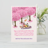 茶パーティー又はブッククラブ収集招待状 招待状 (スタンド正面)