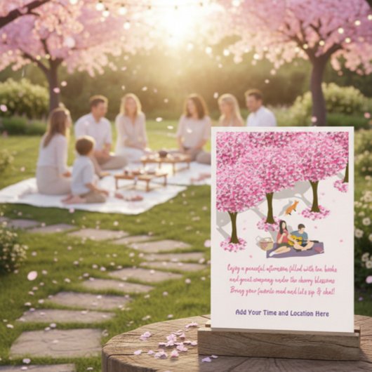 茶パーティー又はブッククラブ収集招待状 招待状