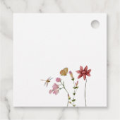 茶パーティー山花ベビーイン開花ベビーシャワー フェイバータグ (裏面)