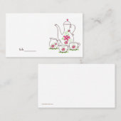 茶パーティー座席表 プレイスカード (正面/裏面)