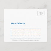 茶パーティー感動的葉書 インビテーションポストカード (裏面)