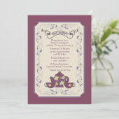 茶パーティー枠招待状 招待状 (スタンド正面)