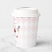 茶パーティー甘いものが赤ちゃんシャワーを醸造 紙コップ (左)