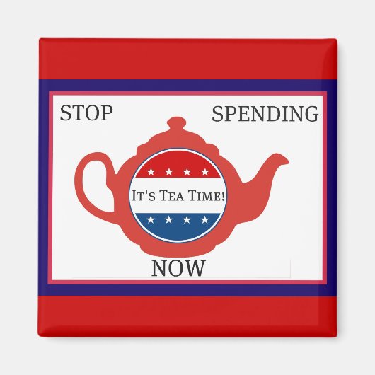 茶パーティー磁石 マグネット (正面)