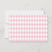 茶パーティー花の赤ちゃん感謝していシャワーあなた サンキューカード (裏面)