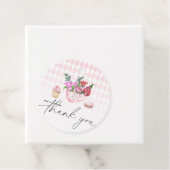 茶パーティー花の赤ちゃん感謝していシャワーあなた フェイバータグ (インサイチュ)