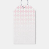 茶パーティー花女の子の赤ちゃんシャワー ギフトタグ (裏面)