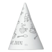 茶パーティー誕生日パーティーハット パーティーハット (右)