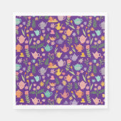 茶パーティー誕生日ブライダルイースター春フローラ スタンダードランチョンナプキン (正面)