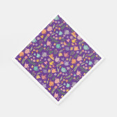 茶パーティー誕生日ブライダルイースター春フローラ スタンダードランチョンナプキン (角)