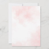 茶パーティー誕生日招待状 招待状 (裏面)