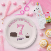 茶パーティー誕生日 ペーパープレート (パーティー)