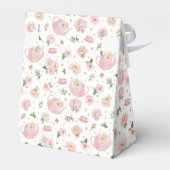 茶パーティー赤ちゃんシャワーお願いギフトボックス フェイバーボックス (裏面サイド)