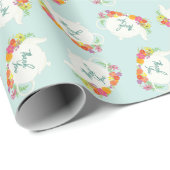 茶パーティー赤ちゃんシャワーティーポット ラッピングペーパー (ロールコーナー)