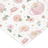 茶パーティー赤ちゃんシャワーテーブルランナー ショートテーブルランナー (コーナー)