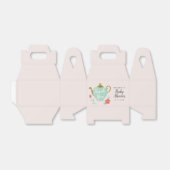 茶パーティー赤ちゃんシャワーフローラありがとう フェイバーボックス (折り畳みなし)