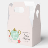 茶パーティー赤ちゃんシャワーフローラありがとう フェイバーボックス (オープン)