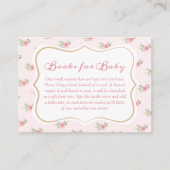 茶パーティー赤ちゃんシャワーベビー エンクロージャーカード (正面)