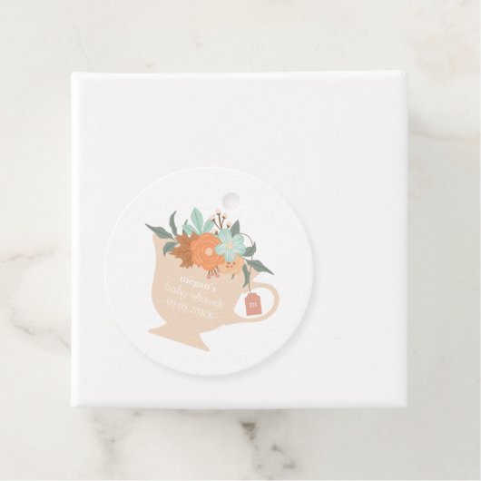 茶パーティー赤ちゃんシャワー フェイバータグ (インサイチュ)