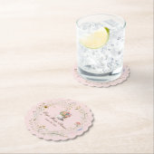 茶パーティー魅力的ベイビーシャワーティーカップコースター ペーパーコースター (インサイチュ)