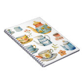 茶パーティー – ノート空白のブック ノートブック (右側)