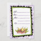 茶パーティー-招待状 招待状 (裏面)