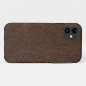 茶フェイク革iPhone 5s ケース Case-Mate iPhoneケース (裏面(横))