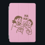 茶フレンドリー瀬 iPad MINIカバー<br><div class="desc">あるよくはしゃぐ友人が別のからかいを示す漫画 – あるおもしろい瞬間の笑いと驚き！</div>