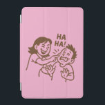 茶フレンドリー瀬 iPad MINIカバー<br><div class="desc">あるよくはしゃぐ友人が別のからかいを示す漫画 – あるおもしろい瞬間の笑いと驚き!</div>