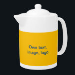 茶ポットミディアムイエロー<br><div class="desc">この製品に独自の画像（写真、ロゴ）や独自の文字(コンテンツ、フォント、色、サイズ、場所)を置くことができる。クリックボタンの「カスタマイズ」または「パーソナライズ」で更新を行う！eigen tekst (inhoud,  lettertype,  kleur,  grootte,  locatie)のtoeのfoegenをaviding (foto,  logo) en/of eigen tekst (inhoud,  lettertype,  kleur,  grootte,  locatie)のtoeを満たす。Klik op de knop 'カスタマイズ 'Personaliseer'のヴォアルeventuele anpassingen!</div>