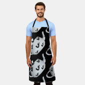 茶ポット エプロン (着用した状態)