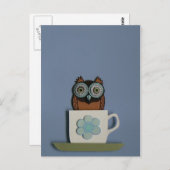 茶ポット ポストカード (正面/裏面)