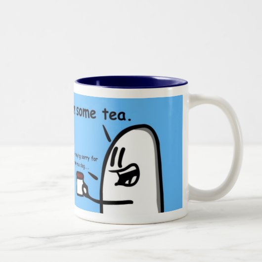 茶マグ2 ツートーンマグカップ (右)