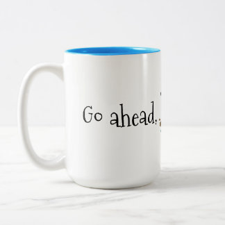 茶マグ-完全なギフト--をこぼして下さい! ツートーンマグカップ