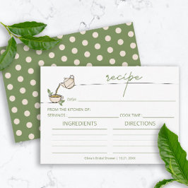 茶ミニマルパーティーブライダルシャワーレシピ