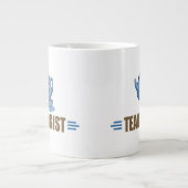 茶ユーモアのある ジャンボコーヒーマグカップ (正面)