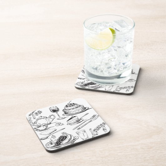 茶ラウンジ コースター (右側)