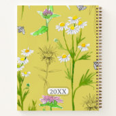 茶レシピ薬用ハーバリストカモミールイエロー ノートブック (裏面)