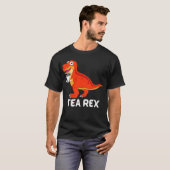 茶レックスおもしろいTシャツ Tシャツ (正面フル)